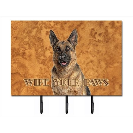 Carolines Treasures Carolines Treasures KJ1222TH68 German Shepherd Wipe your Paws Leash or Key Holder KJ1222TH68
